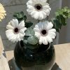 Gerbera vase white