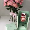 Glass cake package