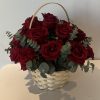 20 roses basket