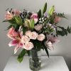 Lily rose vase